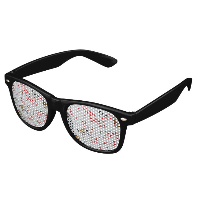 Kartenhalterung, Partybrille (Schrägansicht)
