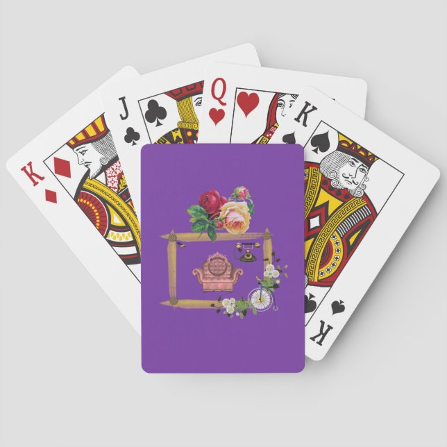 Kartenhalterung Spielkarten (Rückseite)