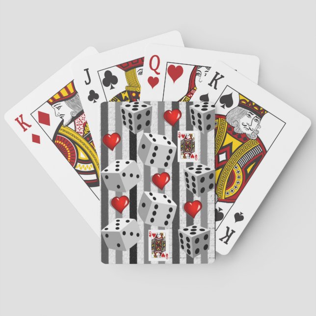 Kartenhalterung Spielkarten (Rückseite)