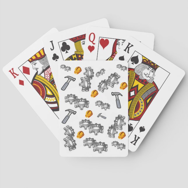 Kartenhalterung Spielkarten (Rückseite)