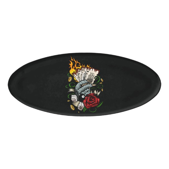 Kartenhand Namenschild (Vorderseite)