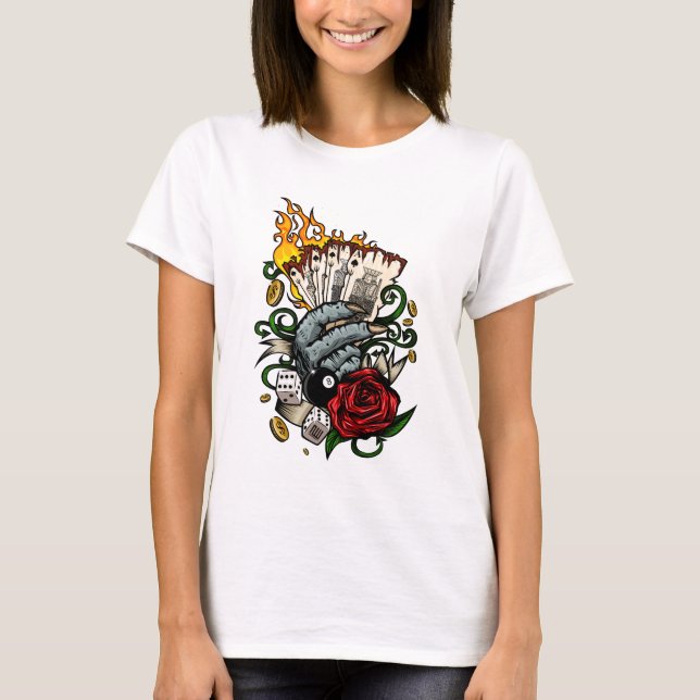 Kartenhand T-Shirt (Vorderseite)