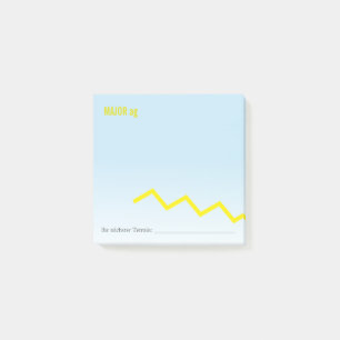 Kartenhaus   Ungewöhnliche Geschäftsausstattung  Post-it Klebezettel