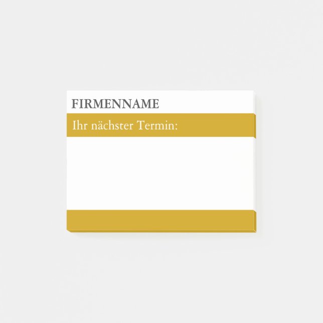 Kartenhaus | Ungewöhnliche Geschäftsausstattung  Post-it Klebezettel (Vorderseite)