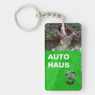 Kartenhaus Ungewöhnliche Geschäftsausstattung Schlüsselanhänger