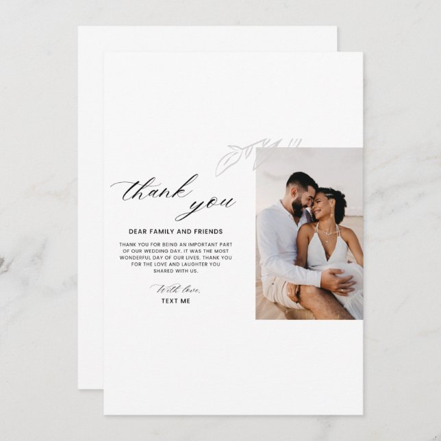 Kartenhochzeit 2025 save the date (Vorne/Hinten)