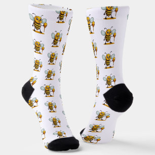 Kartenhonigbiene Socken