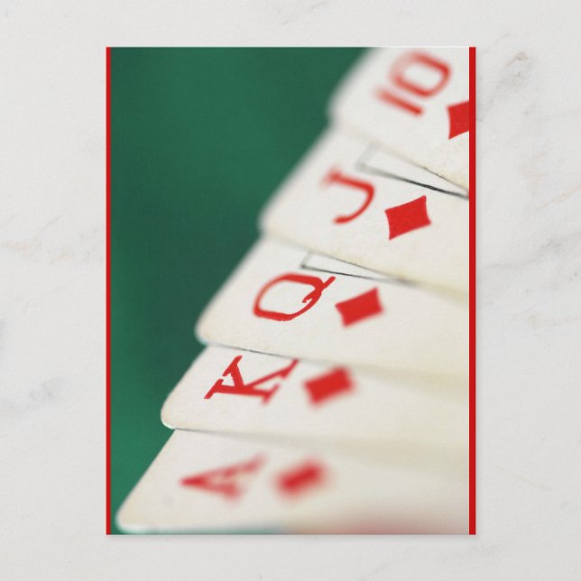 KARTENKARTEN-KARTEN-SPIEL POSTKARTE (Vorderseite)