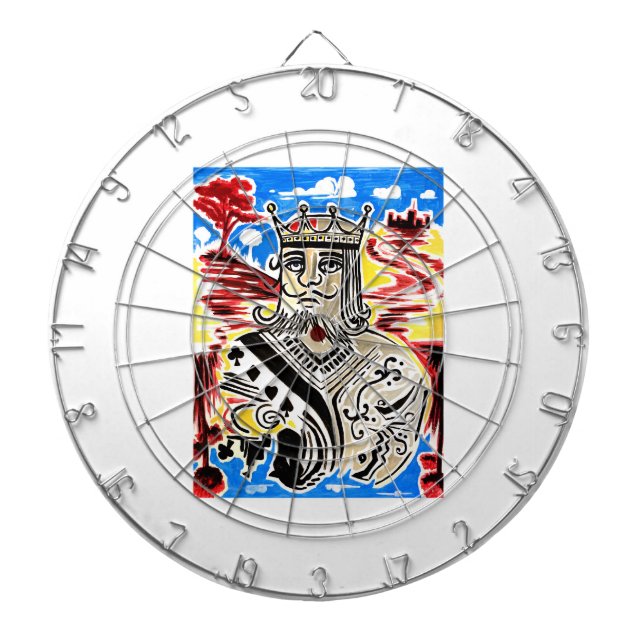 Kartenkönig Dartscheibe (vorne)