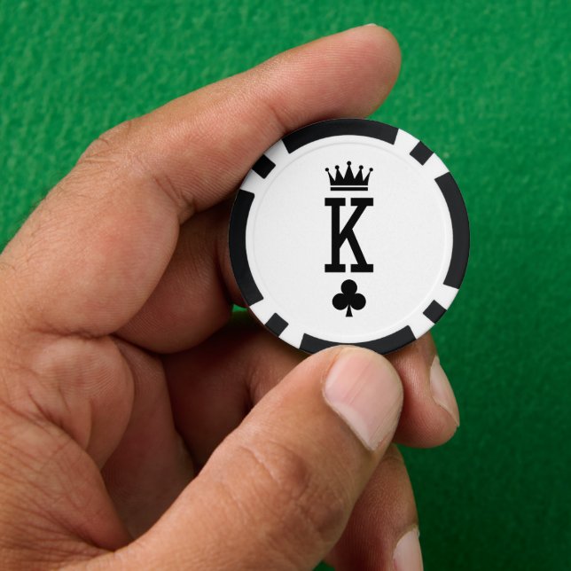 Kartenkönig Pokerchips (Hand)