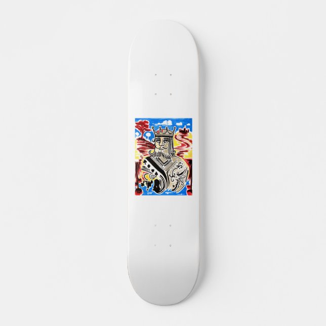 Kartenkönig Skateboard (Vorne)