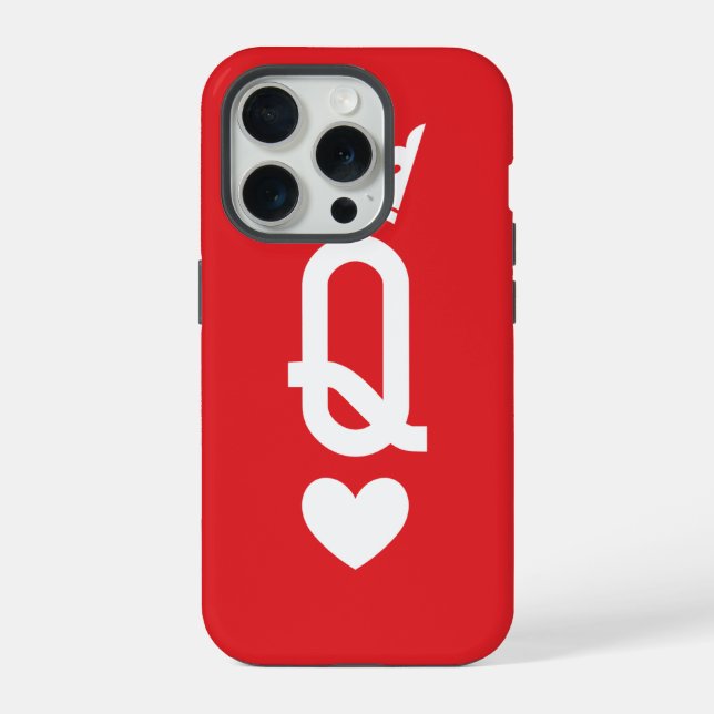 Kartenkönigin iPhone Hülle (Rückseite)