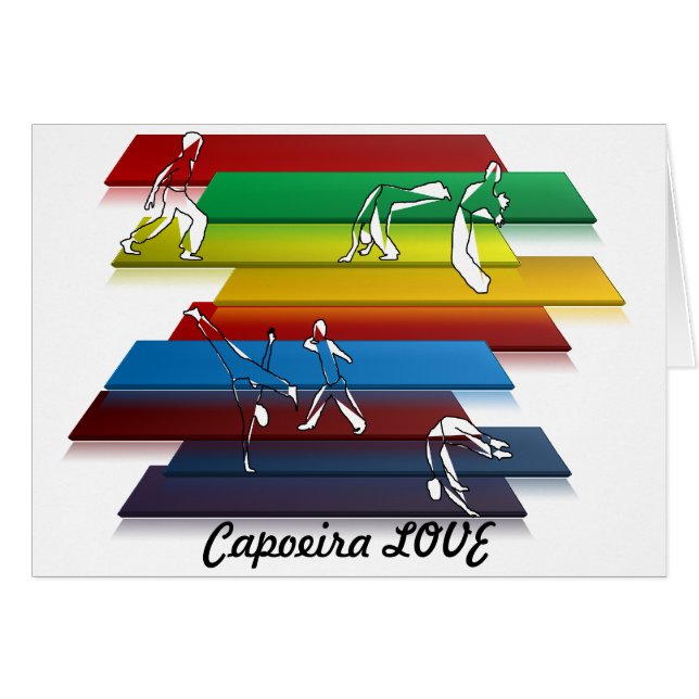 Kartenkriegskünste capoeira Liebeaxt (Vorderseite (Horizontal))