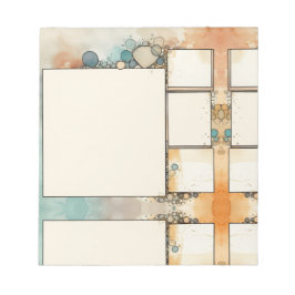 Kartenlayoutschreiber Notizblock