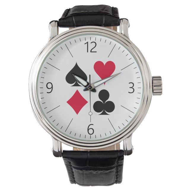 Kartenmuster anzeigen armbanduhr (Vorderseite)