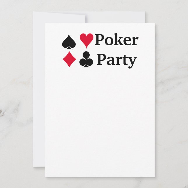 Kartenmuster anzeigen einladung (Vorderseite)