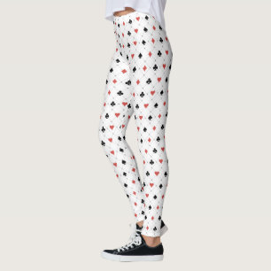 Kartenmuster Leggings