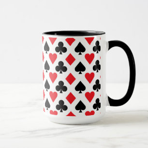 Kartenmuster Tasse