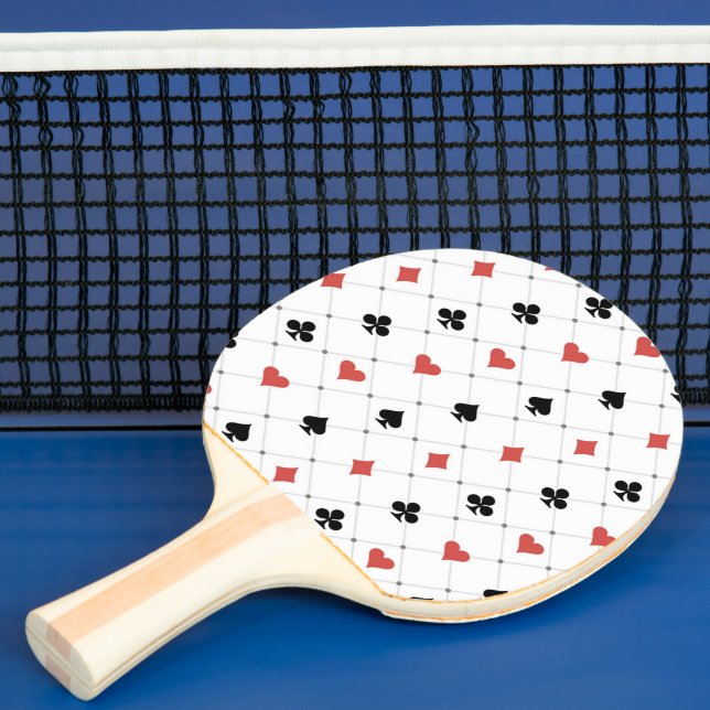 Kartenmuster Tischtennis Schläger (InSitu)