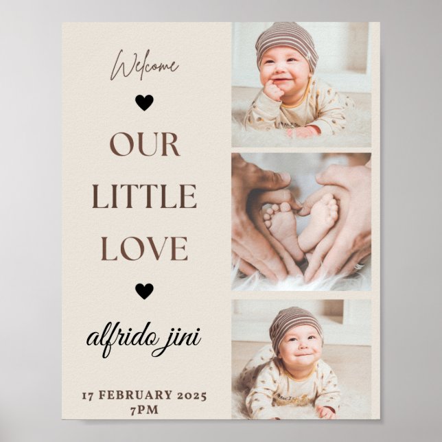 Kartennummer Poster (Vorne)