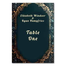 Kartennummern Blumenmuster Tischnummer