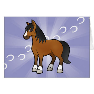 Kartenpferd or more likely: Zeichentrickpferd. How