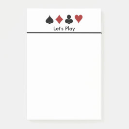 Kartensatz Post-it Klebezettel