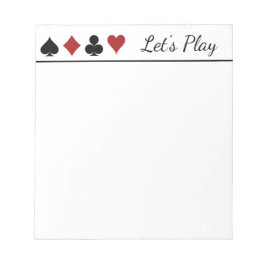 Kartensensorkarte Notizblock