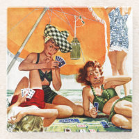 Kartenspiel am Strand durch Alex Ross