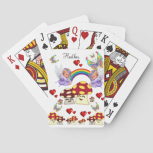 Kartenspiel-Deck Fairy Mushroom Rainbow Spielkarten