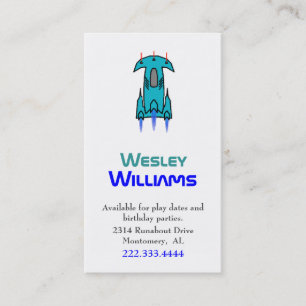 Kartenspiel des benutzerdefinierten Jungs Telefonnummerkarte