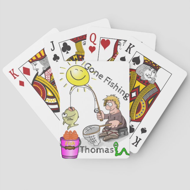 Kartenspiel Gone Fish Fish Sun Spielkarten (Rückseite)