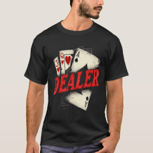 Kartenspiel Poker für Dealer T-Shirt
