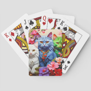 Kartenspiel Poker für Katzenliebhaber Spielkarten