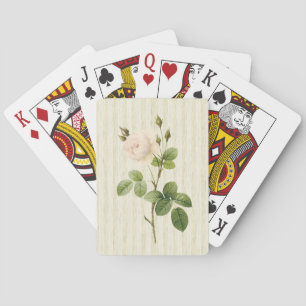 Kartenspiel Rose Beige Blüte Spielkarten