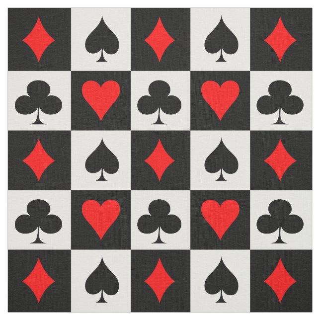 Kartenspiel Stoff (Muster)