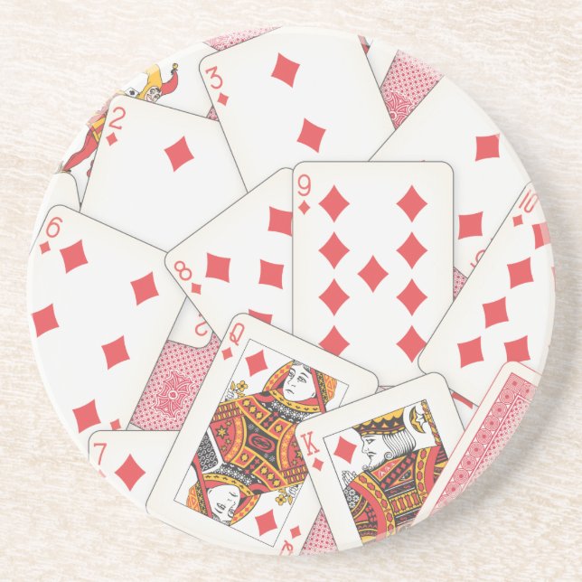 Kartenspiel Untersetzer (Vorne)