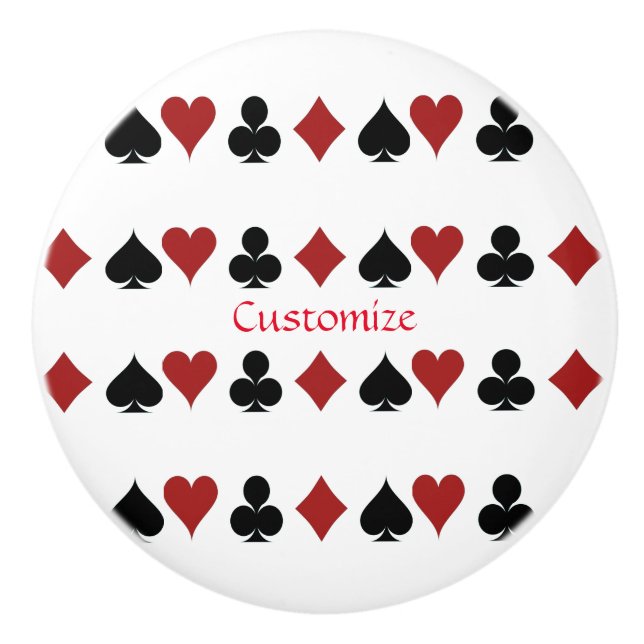 Kartenspielen Anzug Thunder_Cove Keramikknauf (Vorderseite)