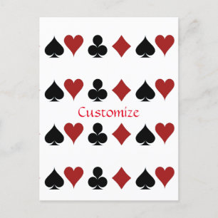 Kartenspielen Anzug Thunder_Cove Postkarte