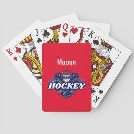 Kartenspielen Hockeygetriebe - Personalisiert - Na Spielkarten