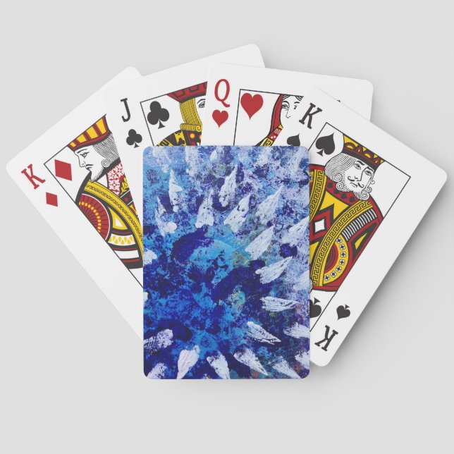 Kartenspielen im Skyburst-Design Spielkarten (Rückseite)