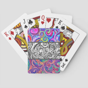Kartenspielen in abstrakt spielkarten