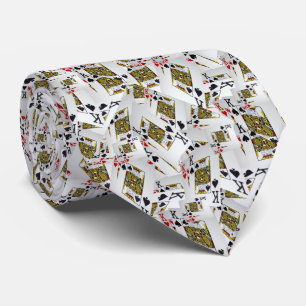 Kartenspielen Kings Layered, Neck Tie Krawatte