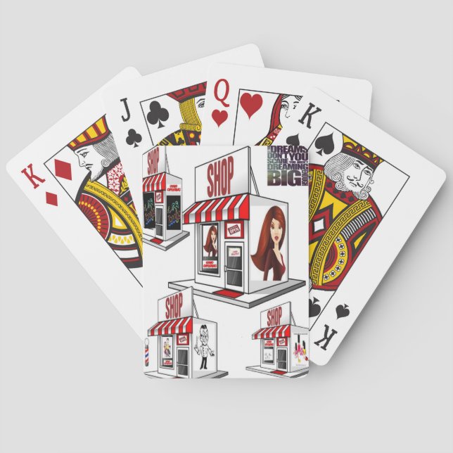 Kartenspielen Kosmetologe Schönheitshaus Spielkarten (Rückseite)