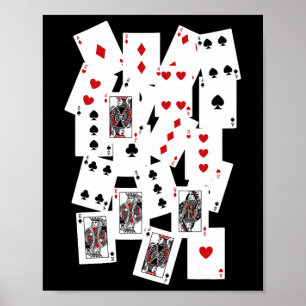 Kartenspielen Lazy Diy Halloween Kostüm Casino Pok Poster