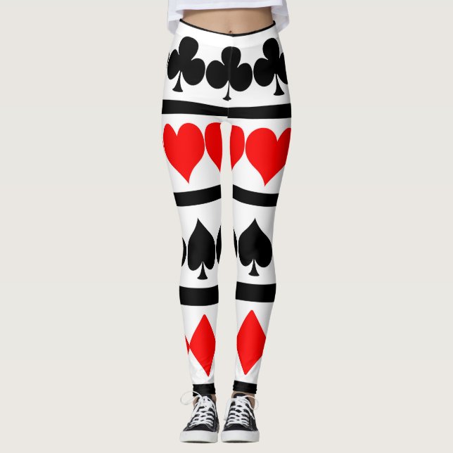 Kartenspielen Leggings (Vorderseite)