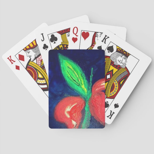 Kartenspielen mit Abstrakter Kunstgeschichte Spielkarten (Rückseite)