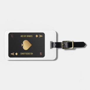 Kartenspielen, Pik-Ass Gepäckanhänger