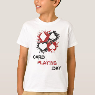 Kartenspielen Tageskarten Poker Casino Game-Gesche T-Shirt