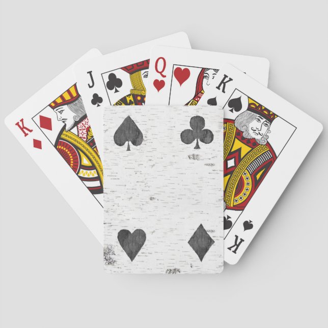 Kartenspielen von Anzügen, die Fahrradkarten trage Spielkarten (Rückseite)